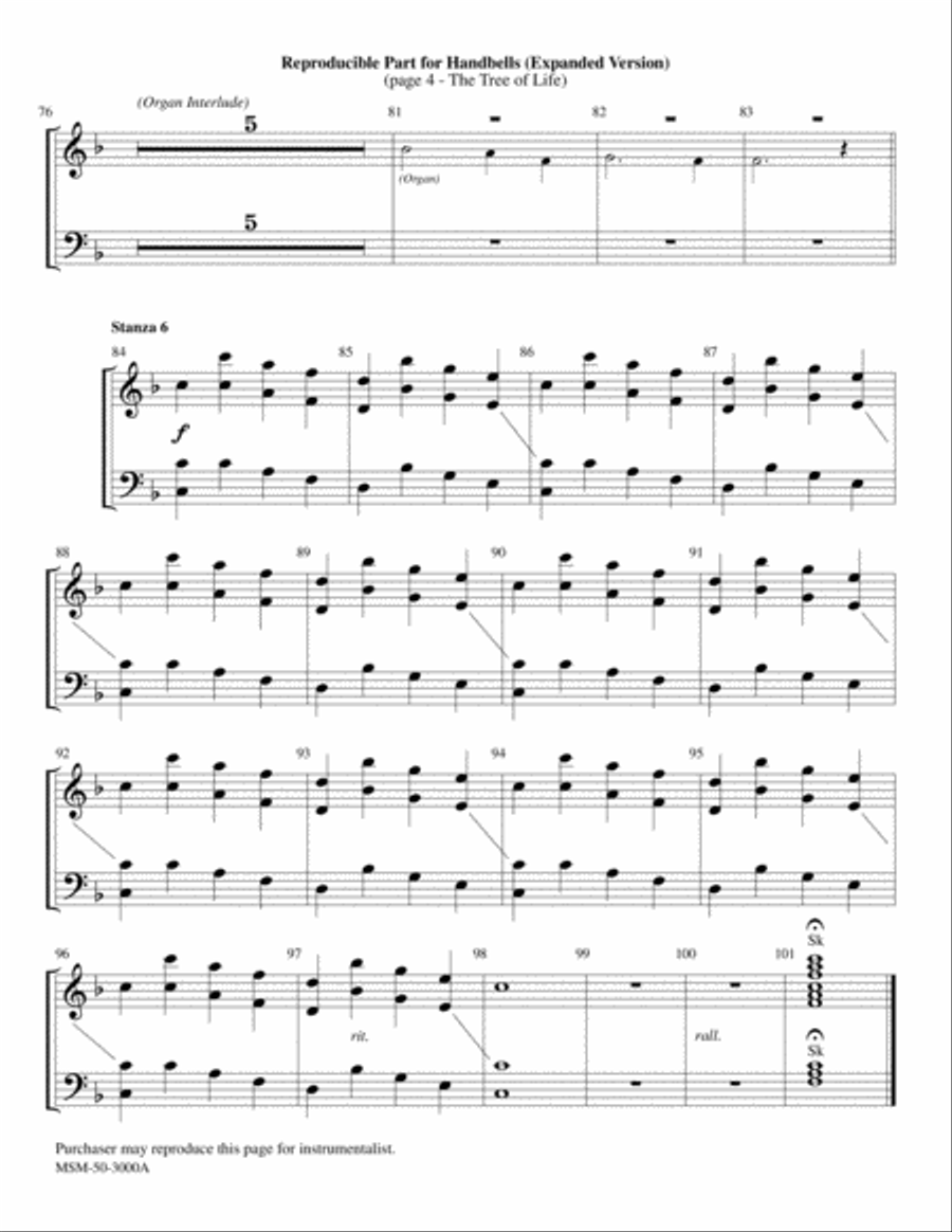 The Tree of Life Choir scores gallery preview page 5