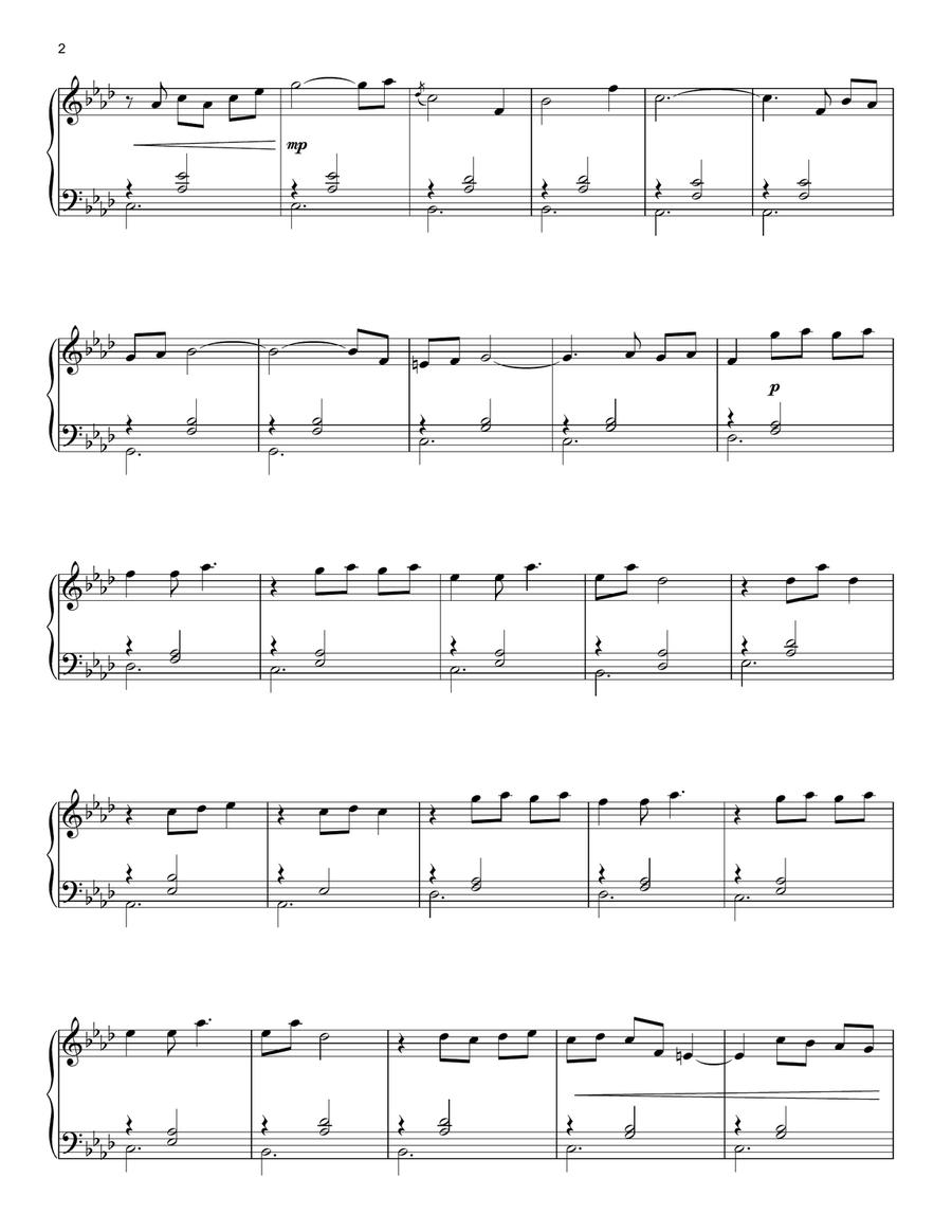 Moments Moments Piano Solo scores gallery preview page 2