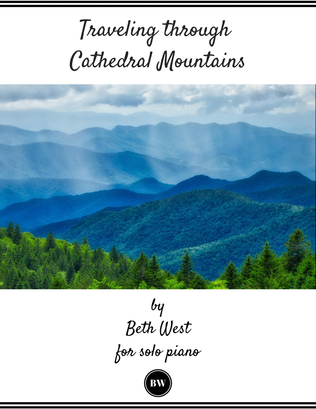 Book cover for Traveling through Cathedral Mountains
