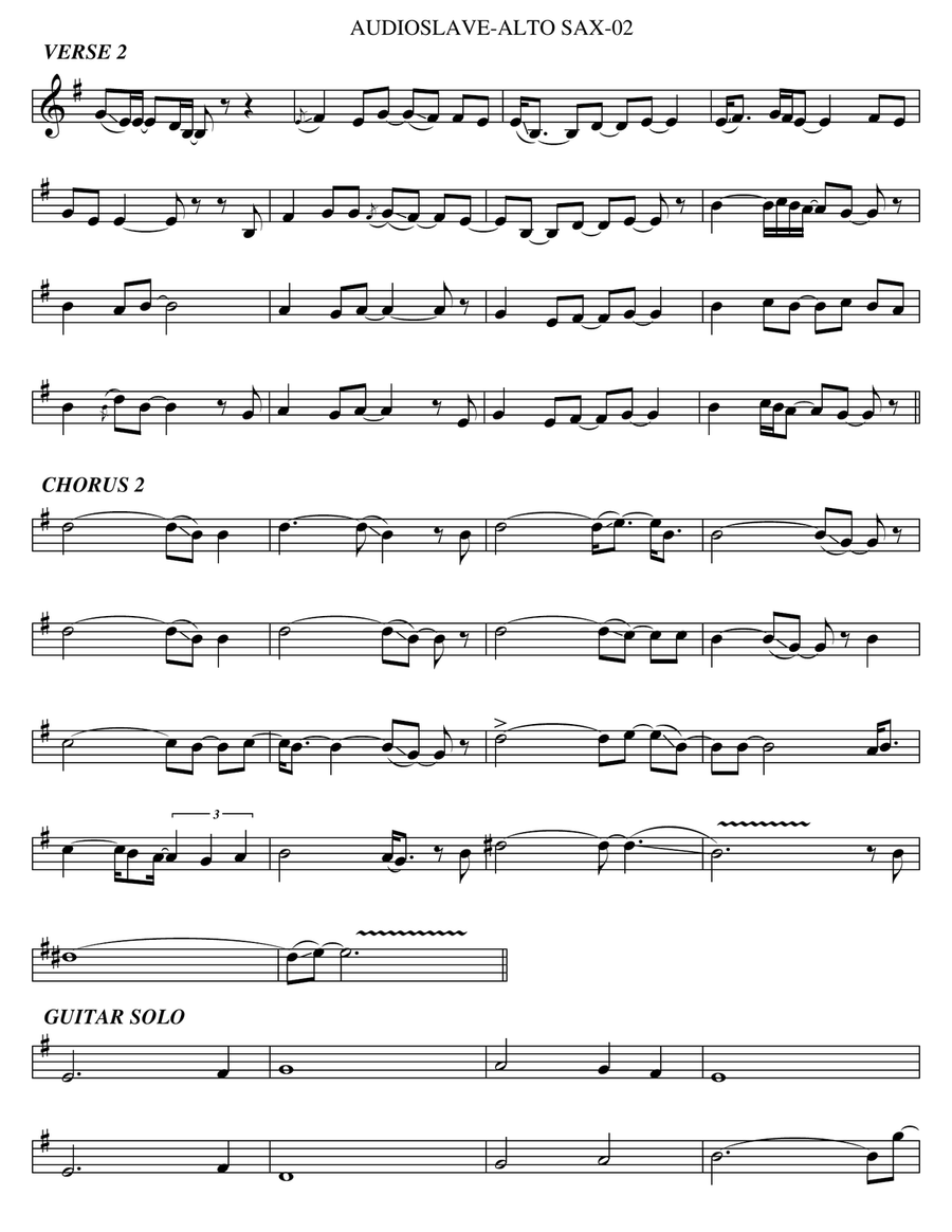 Like A Stone Like A Stone Alto Saxophone scores gallery preview page 2