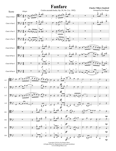 Fanfare for Trombone of Low Brass Octet
