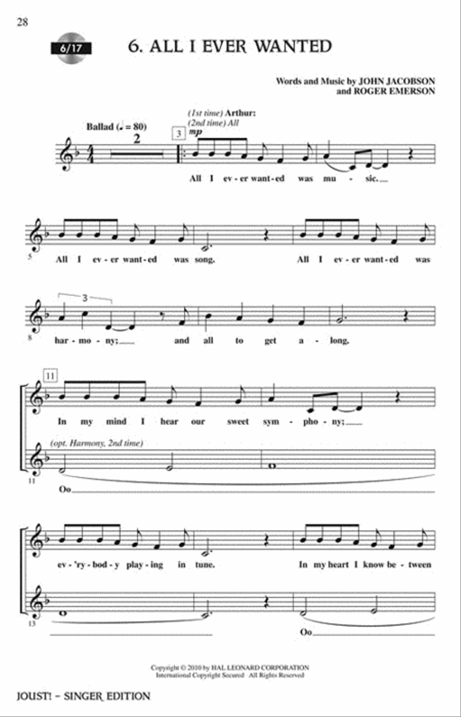 Joust! Choir scores gallery preview page 6