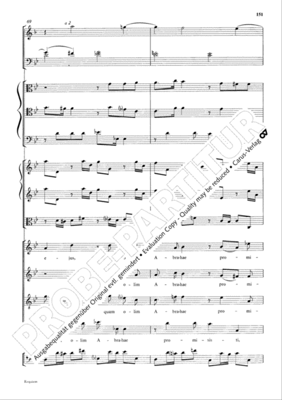 Requiem Requiem 4-Part scores gallery preview page 158