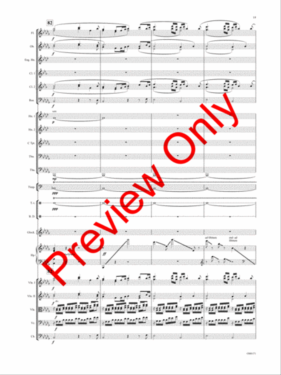 Anishinaabeg Rhapsody Orchestra scores gallery preview page 22