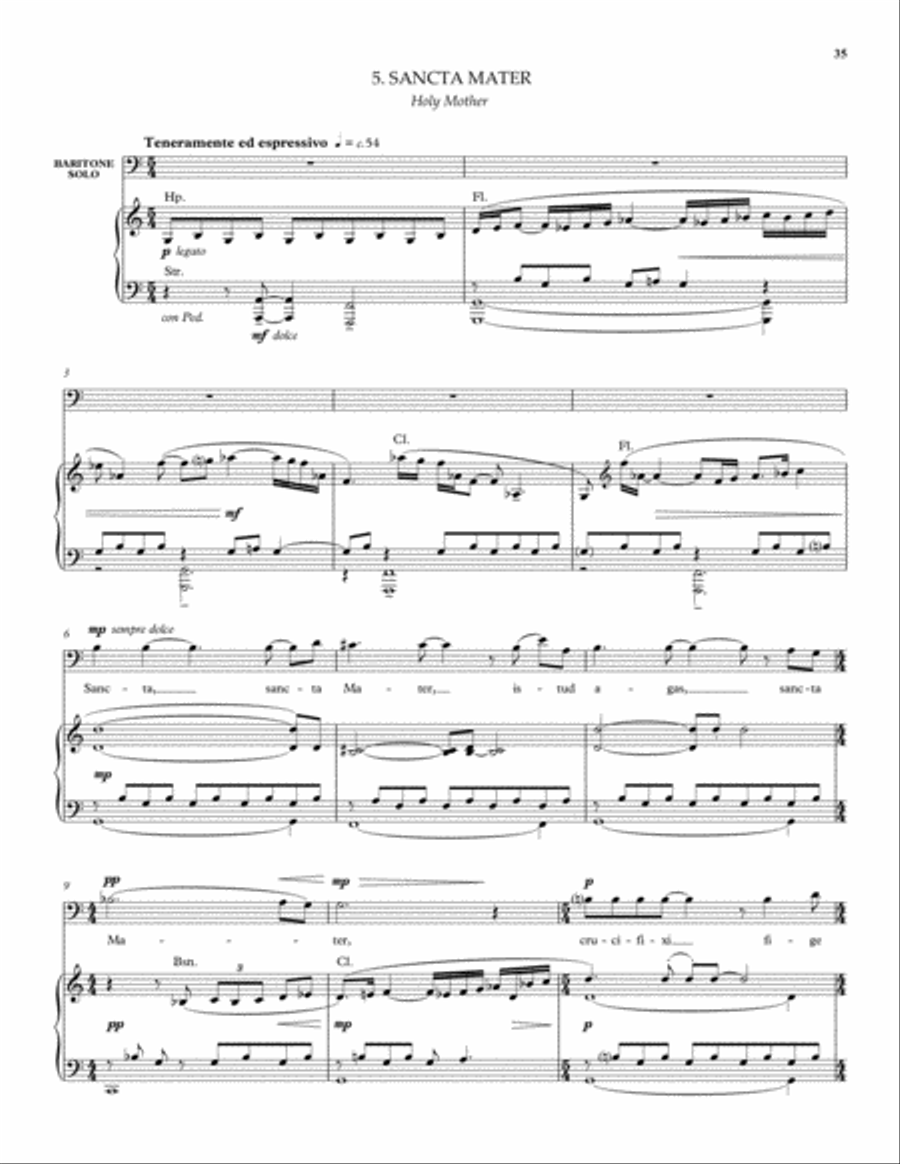 Stabat Mater Stabat Mater 4-Part scores gallery preview page 5