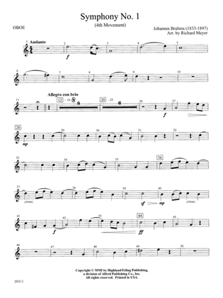 Symphony No. 1 (4th Movement ): Oboe