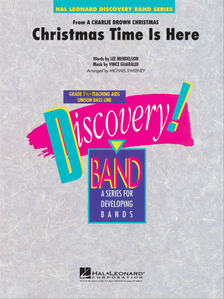 Christmas Time Is Here Christmas Time Is Here Concert Band scores gallery preview page 1