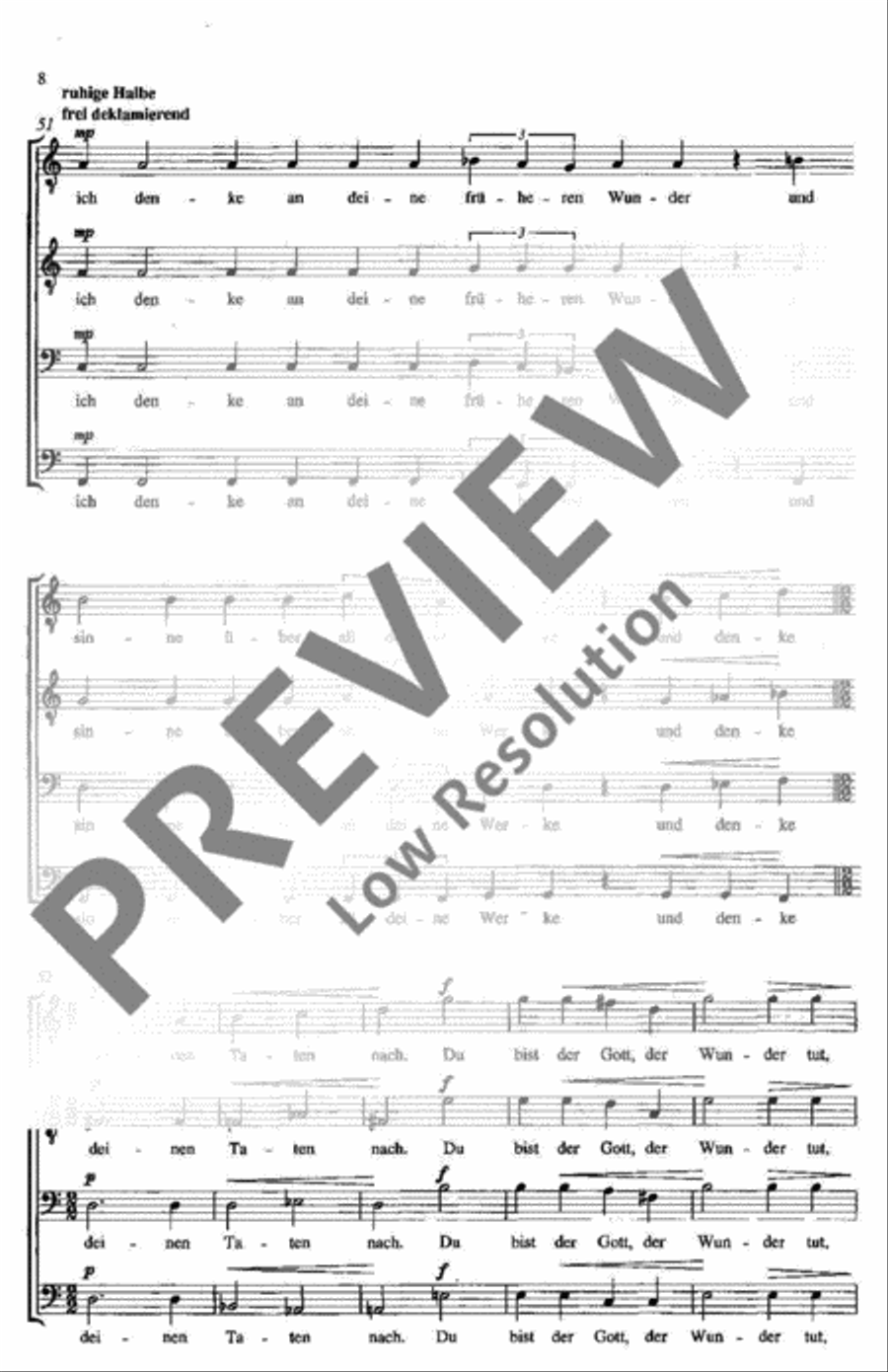 Psalm 77 TTBB scores gallery preview page 8