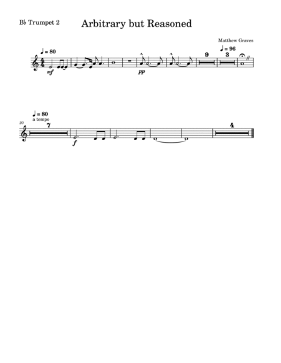 Arbitrary but Reasoned Brass Ensemble scores gallery preview page 3