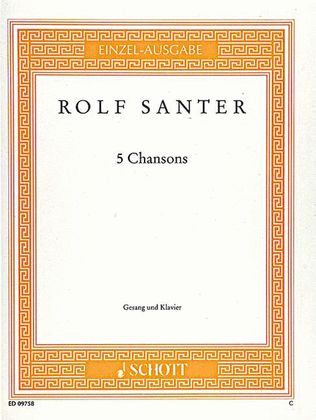 Book cover for 5 Chansons