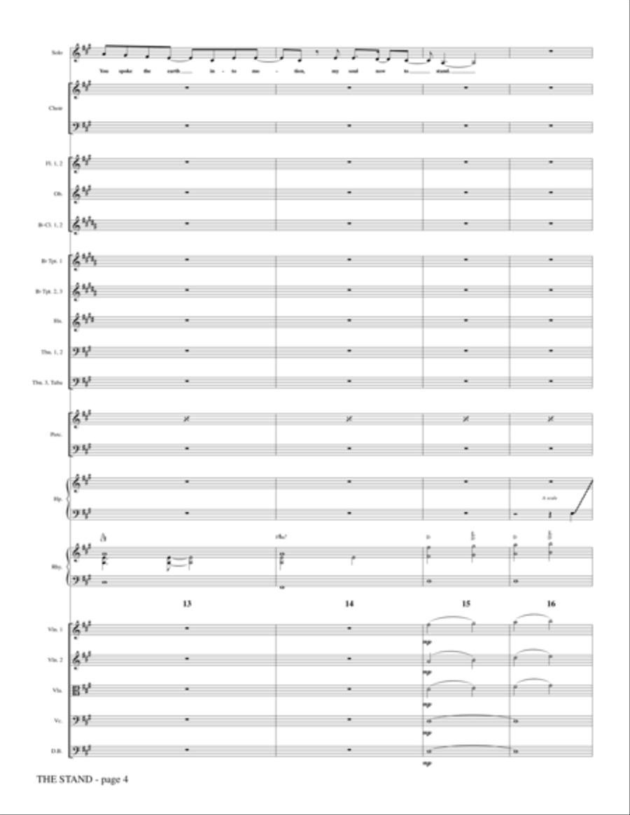 The Stand - Full Score The Stand - Full Score Choir scores gallery preview page 4