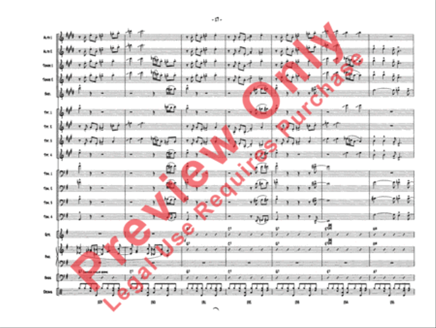 One Mint Julep Jazz Ensemble scores gallery preview page 20
