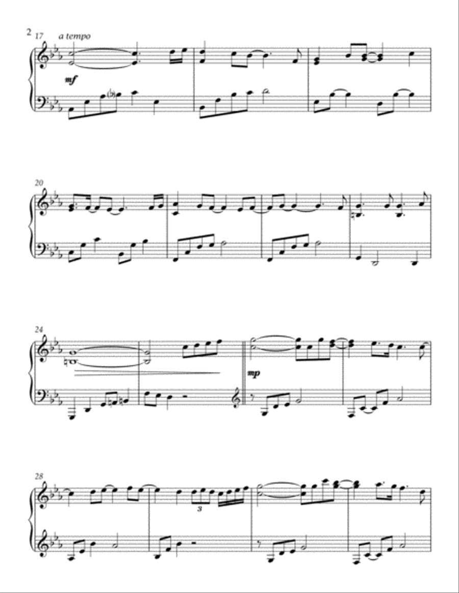 Mary, Did You Know? Piano Solo scores gallery preview page 3