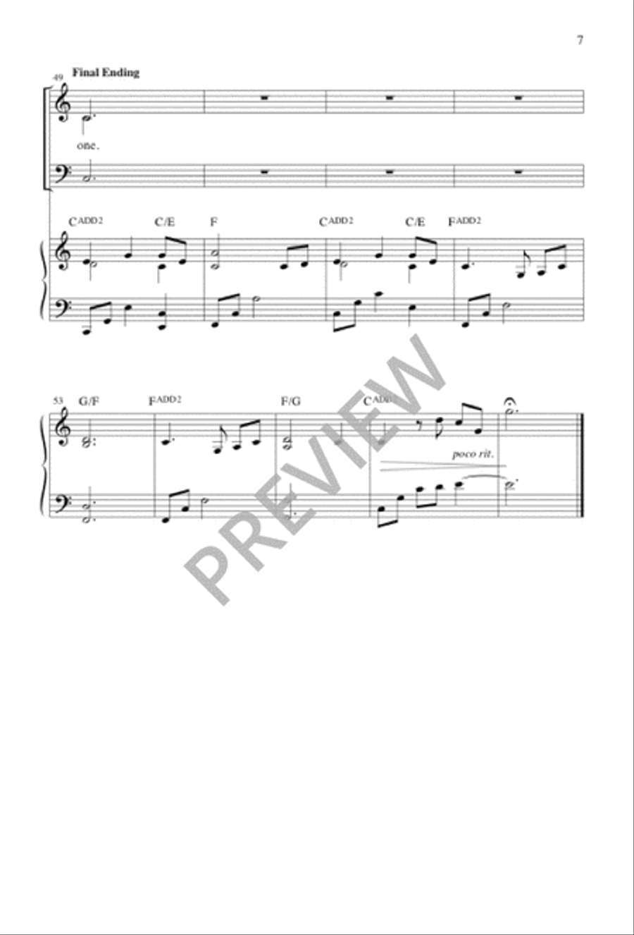 From the Many, Make Us One 3-Part scores gallery preview page 8