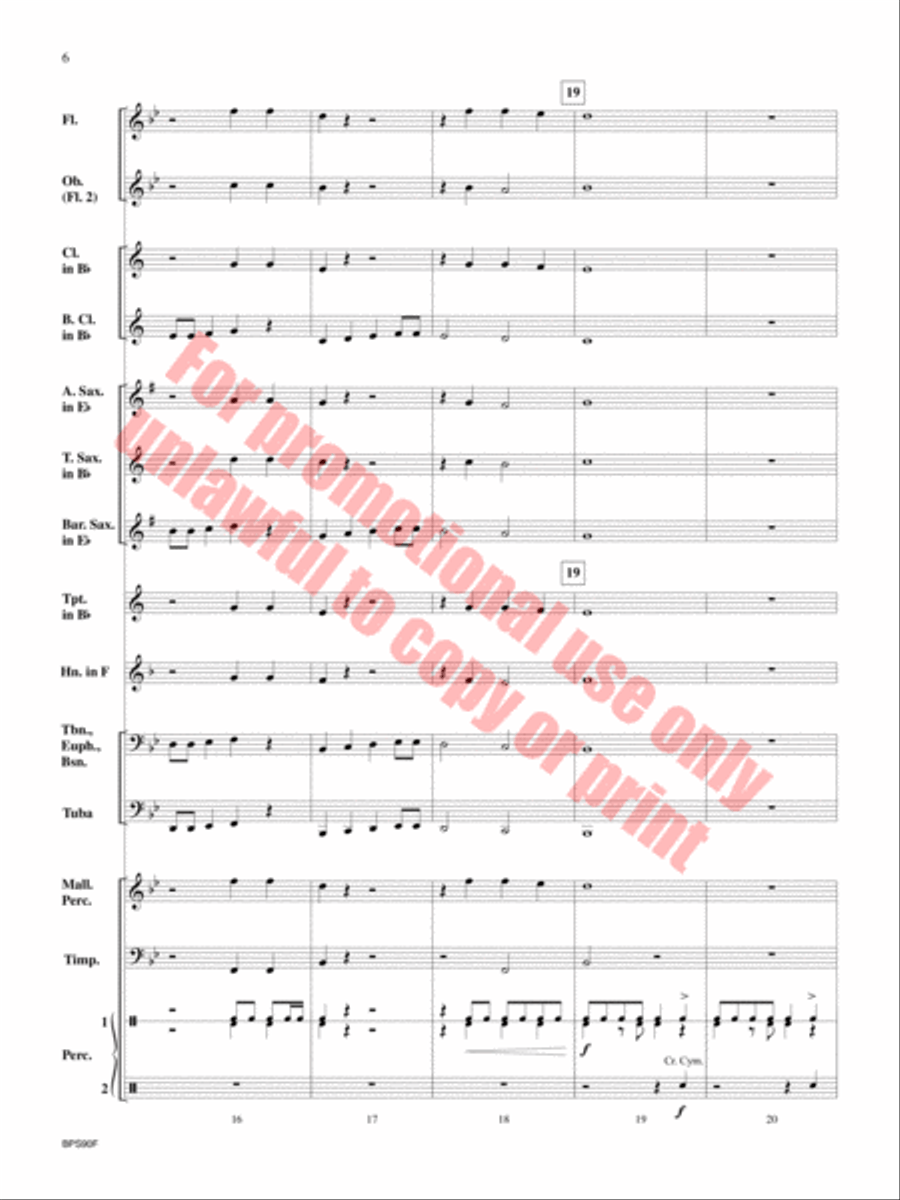 Rock Attack Concert Band scores gallery preview page 7