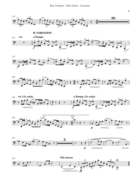 Concertino for Bass Trombone and Piano image number null