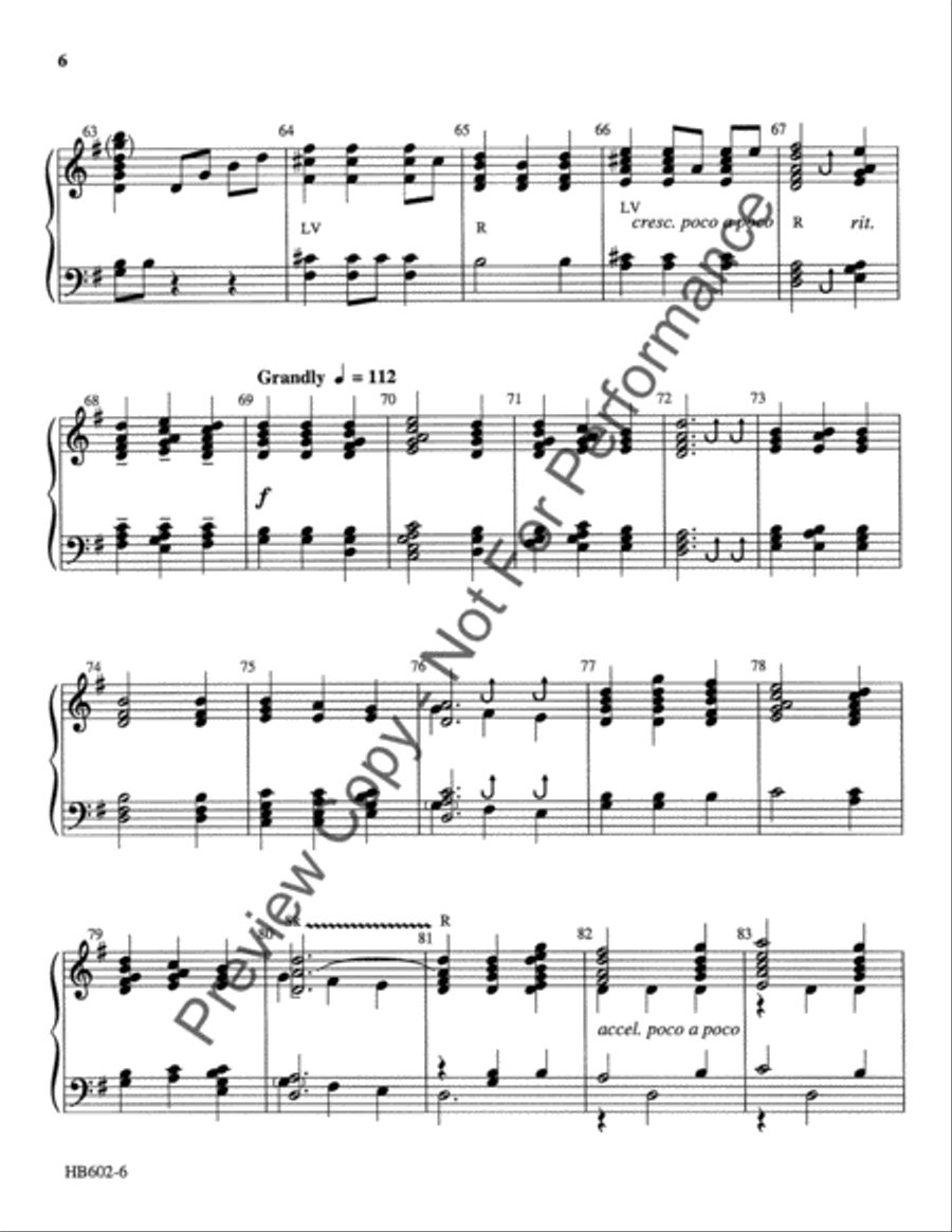 The Strife Is O'er - Hurlbutt 3-Octaves scores gallery preview page 7