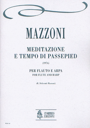 Meditazione e Tempo di Passepied for Flute and Harp (1976)