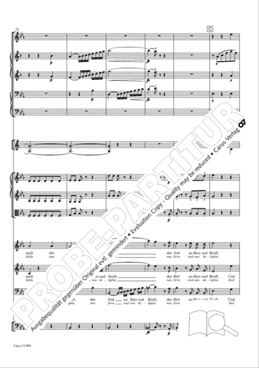 The Creation (Die Schopfung) 4-Part scores gallery preview page 231