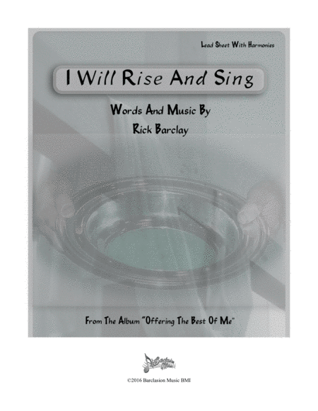 I Will Rise and Sing image number null