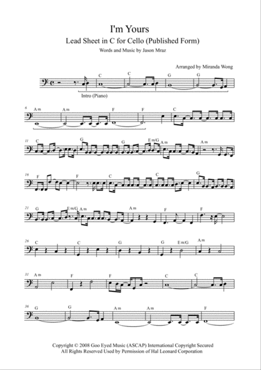 I'm Yours Small Ensemble scores gallery preview page 2