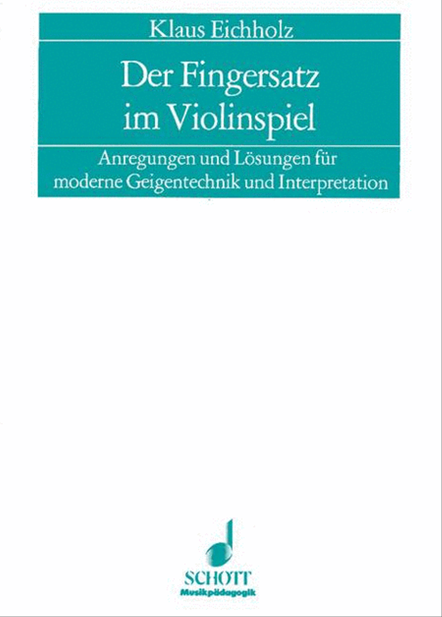 Rationale Prinzipien Geigenfinger.. Violin scores gallery preview page 1