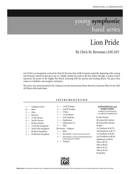 Lion Pride: Score