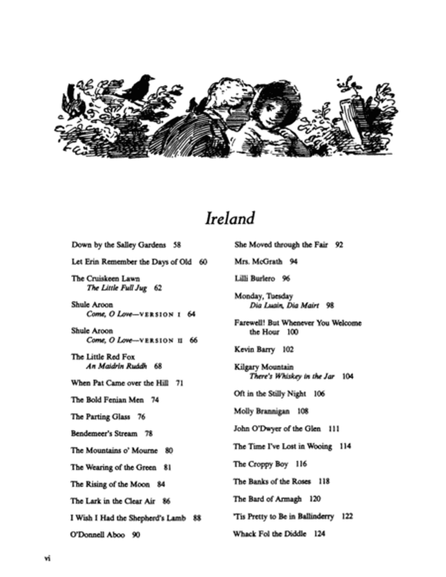 Folk Songs of England, Ireland, Scotland & Wales