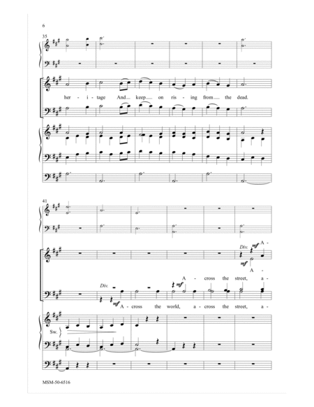 A Song of Community (Choral Score)