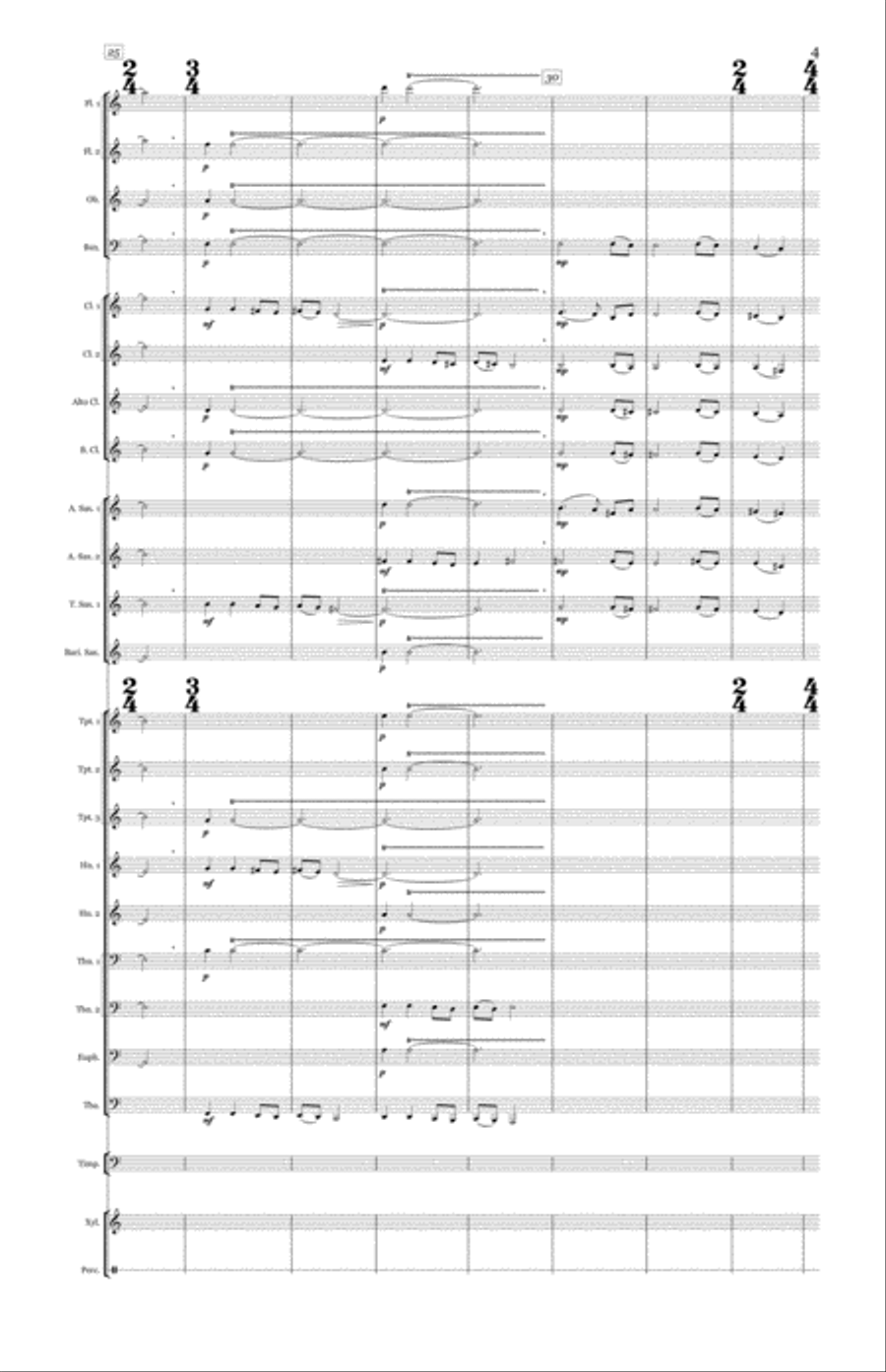 Leezavetah Concert Band scores gallery preview page 6