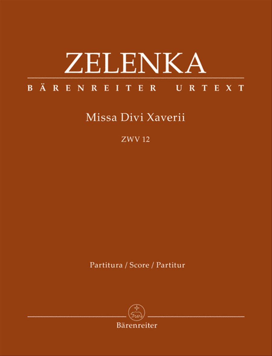 Missa Divi Xaverii ZWV 12 4-Part scores gallery preview page 1