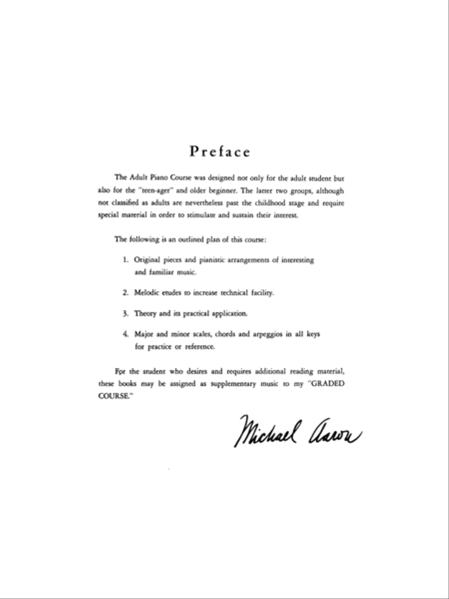 Michael Aaron Piano Course Adult Piano Course, Book 2 Piano Method scores gallery preview page 3
