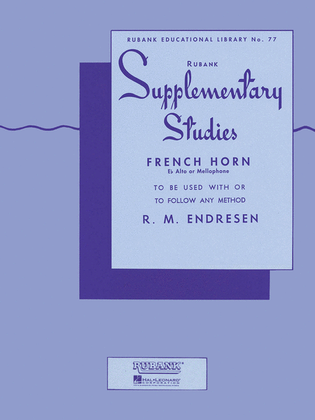 Supplementary Studies – French Horn in F or E-flat and Mellophone