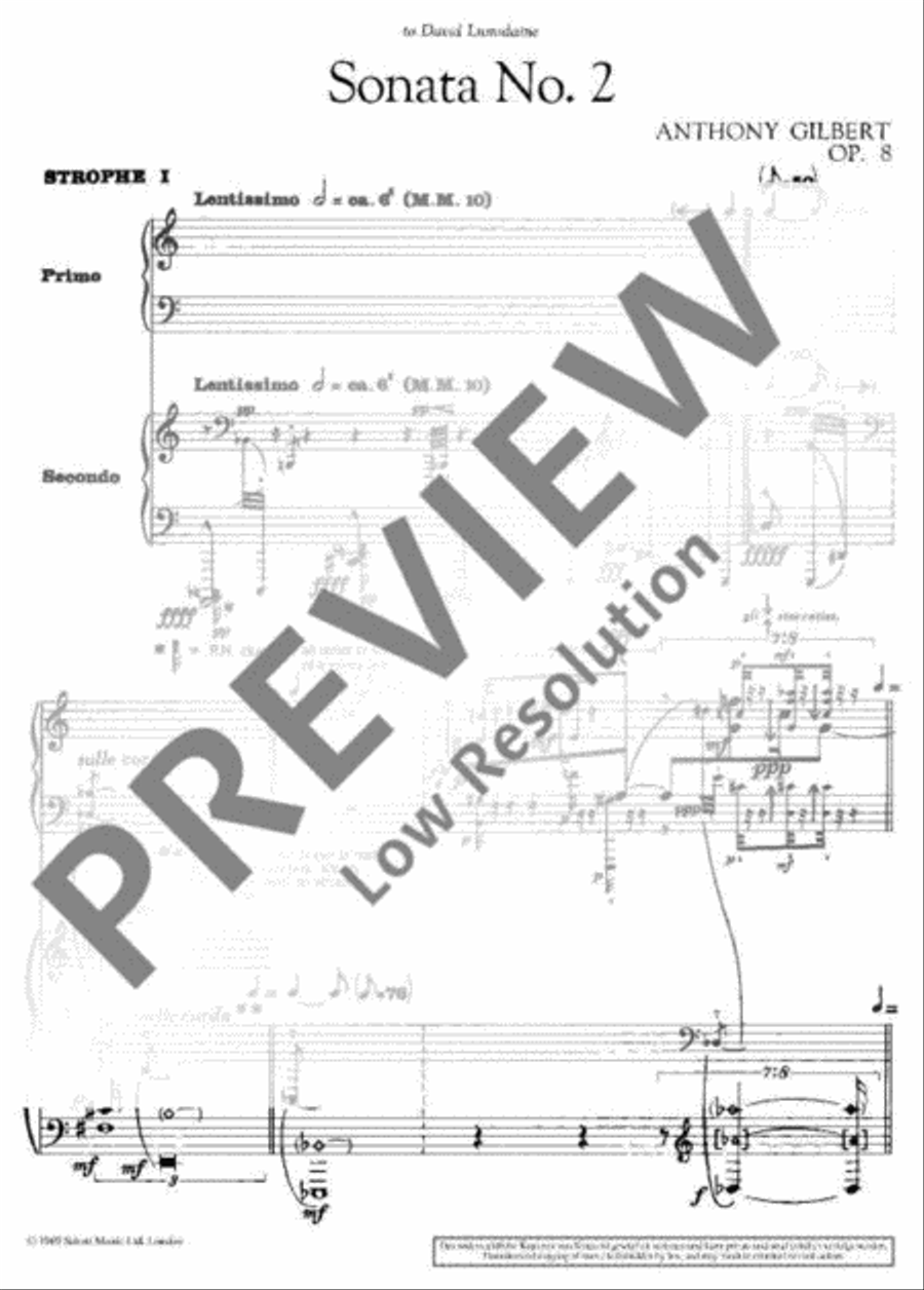 Sonata No. 2 Sonata No. 2 Piano Duet scores gallery preview page 4