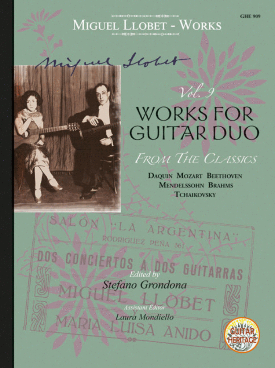 Works for Guitar Duo Vol. 9 Classical Guitar scores gallery preview page 1