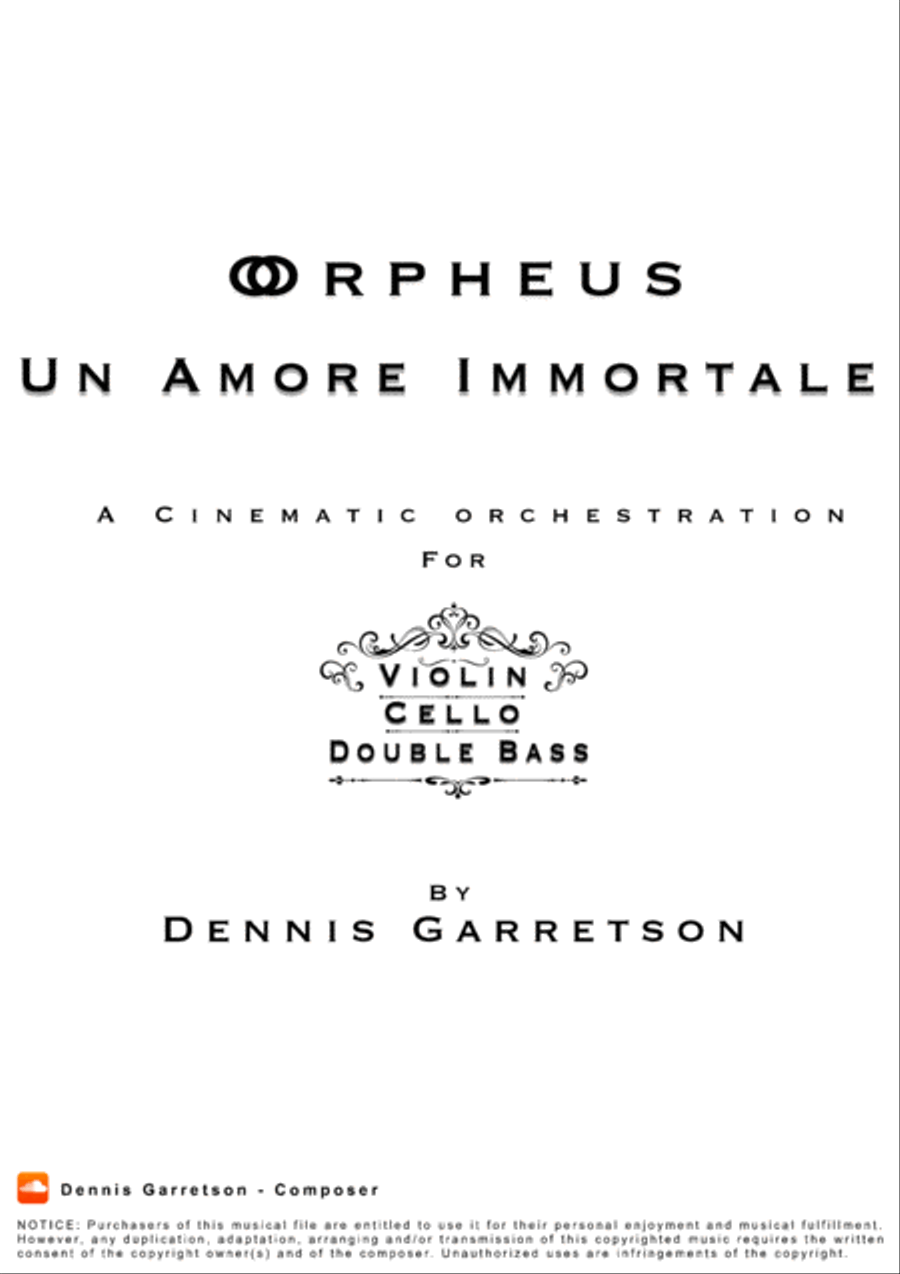 Orpheus: Un Amore Immortale (A Cinematic String Trio Symphony) image number null