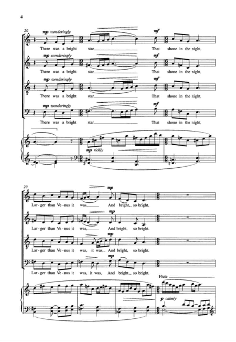 Hill-side Carol Hill-side Carol 4-Part scores gallery preview page 4