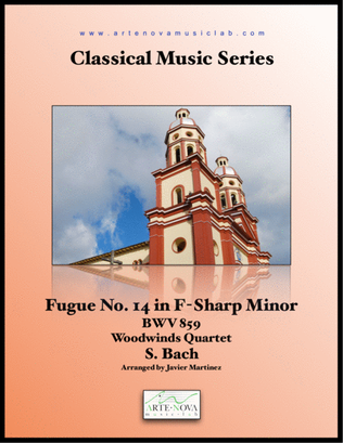 Fugue No. 14 in F-Sharp Minor BWV 859 - Woodwinds Quartet