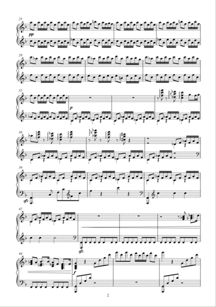 Anja Goller: Piano Sonata d minor / Klaviersonate d-moll Op.4 Piano Solo scores gallery preview page 2