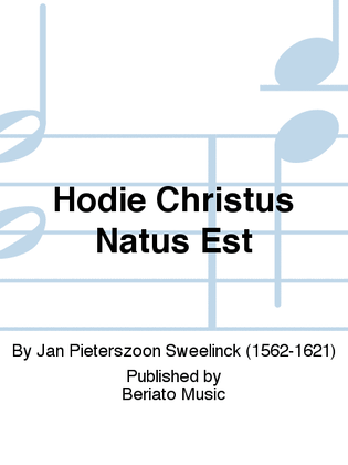 Book cover for Hodie Christus Natus Est