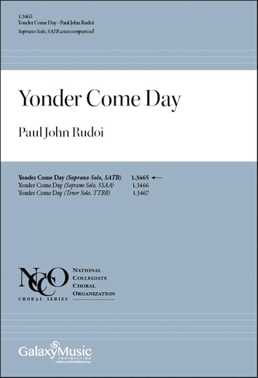 Yonder Come Day 4-Part scores gallery preview page 1
