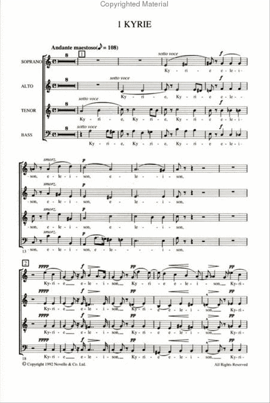 Petite Messe Solennelle 4-Part scores gallery preview page 2