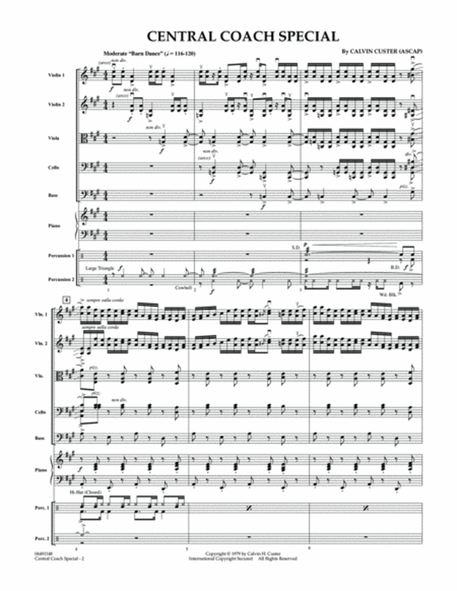 Central Coach Special - Conductor Score (Full Score)