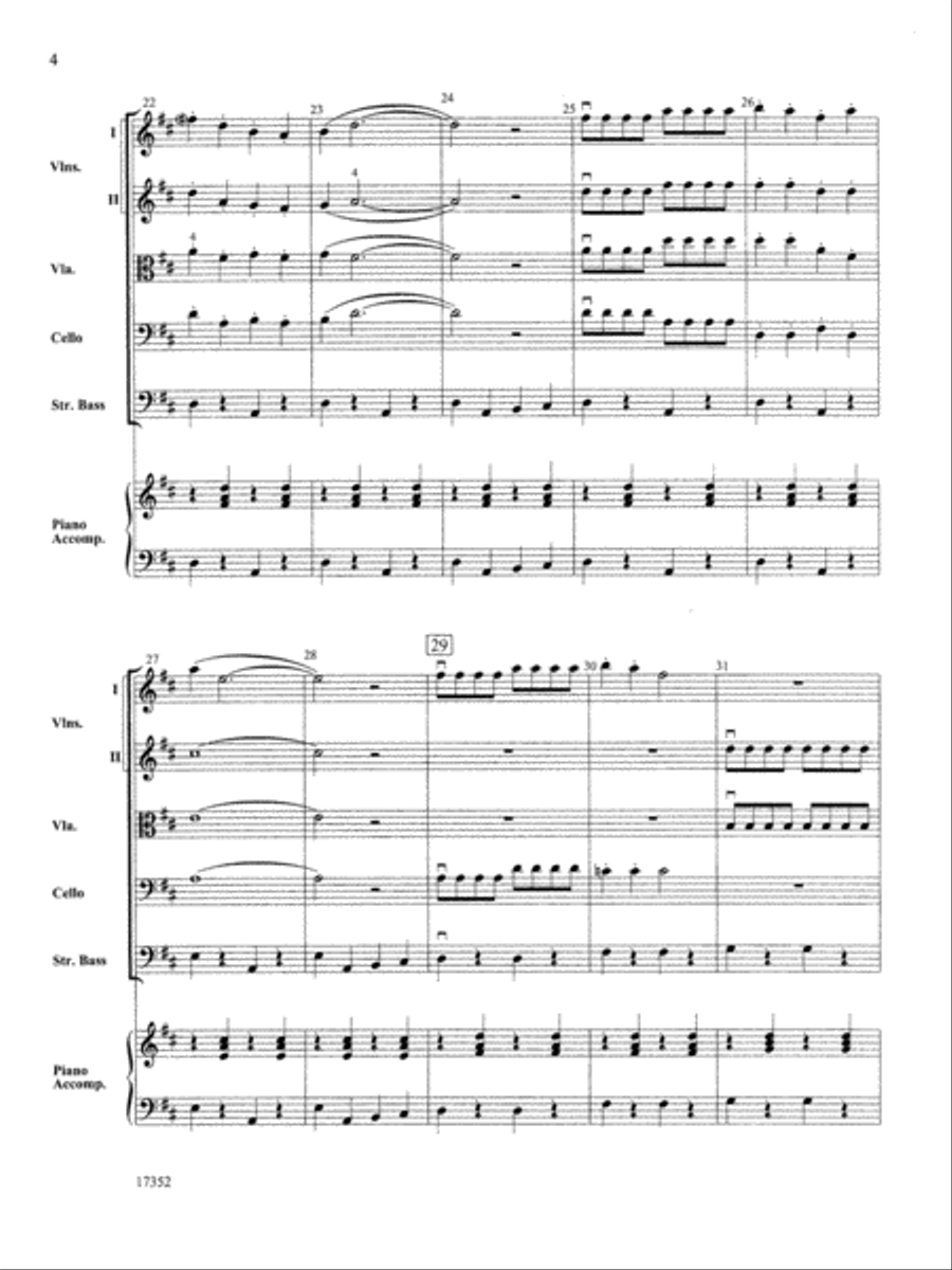 The Crawdad Song: Score String Orchestra scores gallery preview page 4