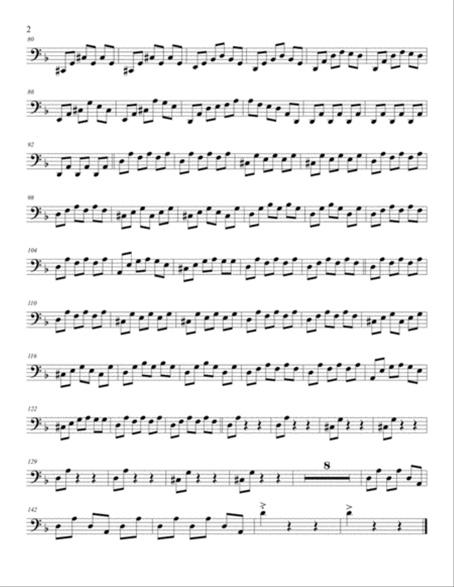 Minor Change in D for Piano & Strings String Orchestra scores gallery preview page 4