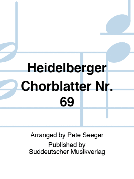 Heidelberger Chorblätter no. 69