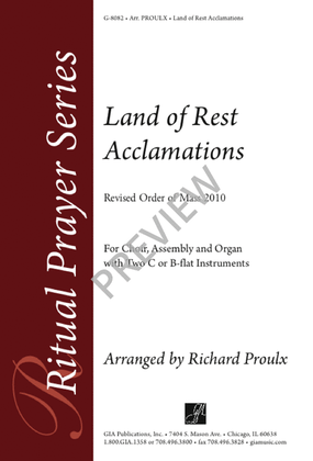 Land of Rest Acclamations