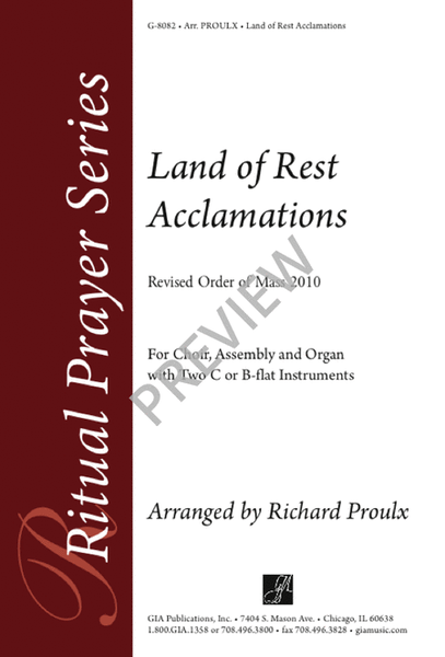 Land of Rest Acclamations image number null