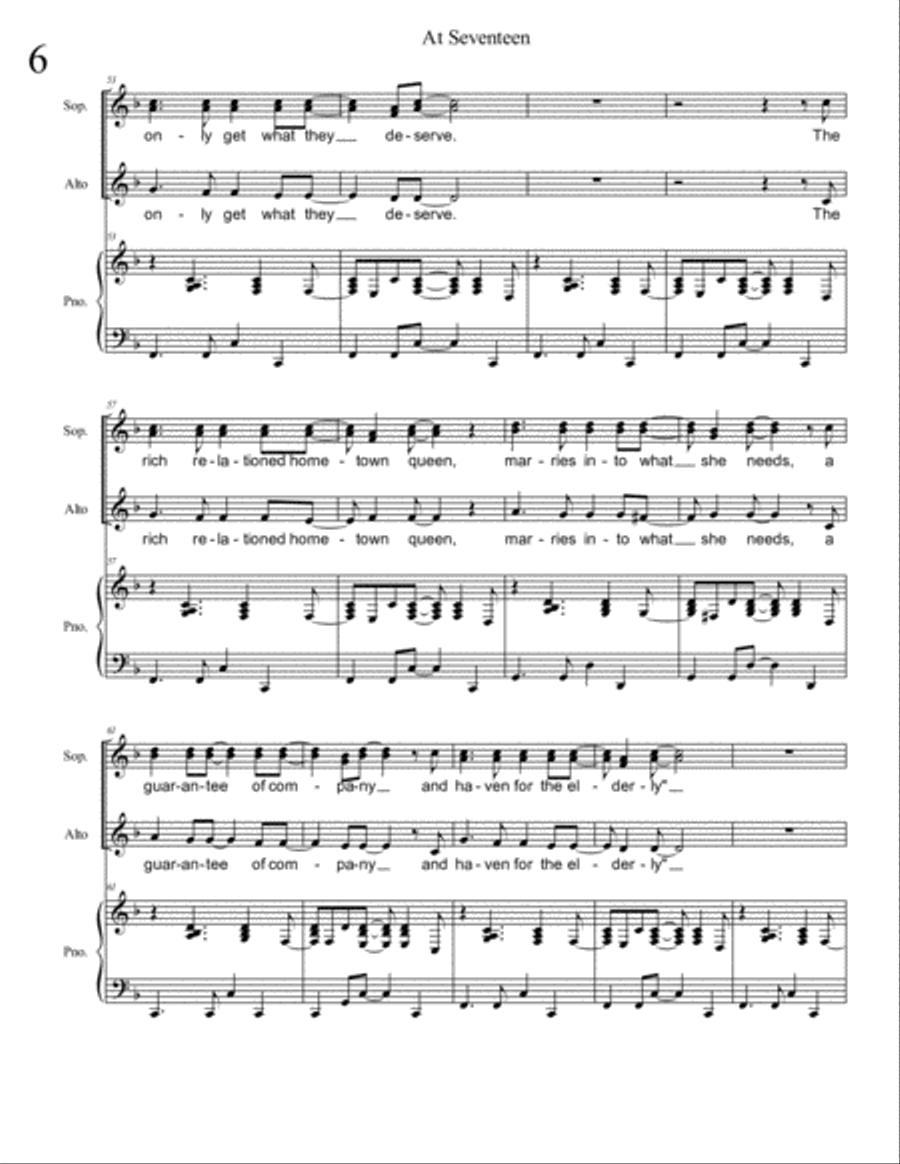 At Seventeen At Seventeen SSA scores gallery preview page 6