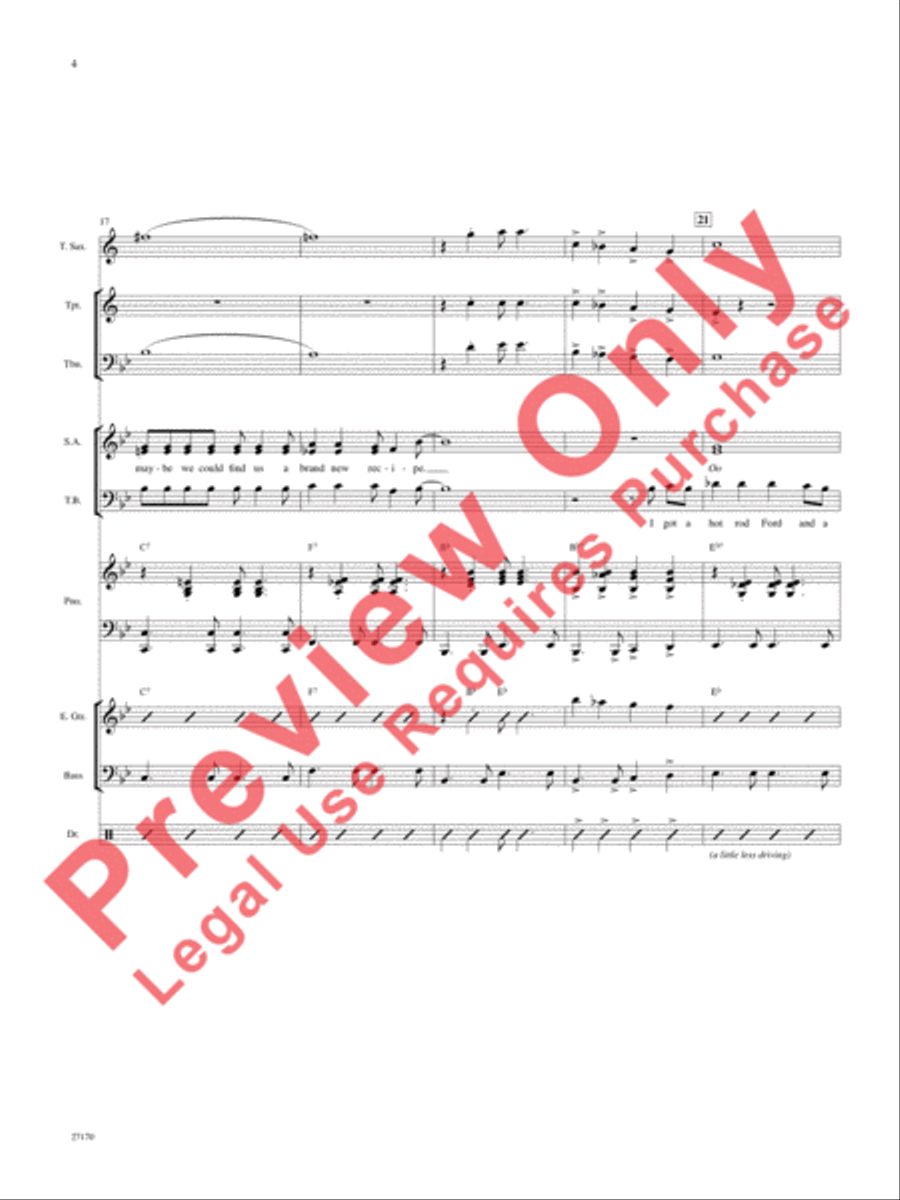Hey, Good Lookin' Choir scores gallery preview page 5